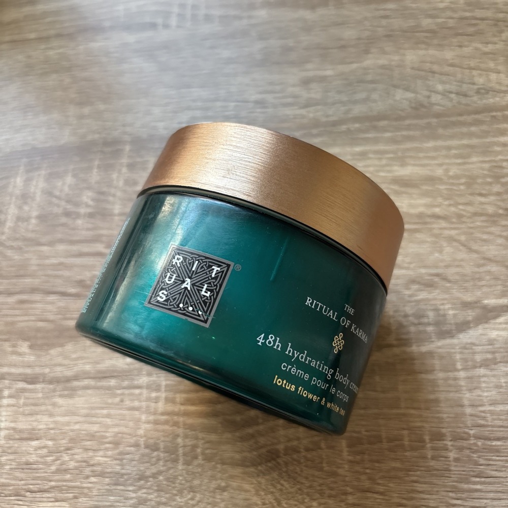 Rituals Ritual Of Karma Hydrating Body Cream Holy Lotus White tea 7.4 Oz NEW